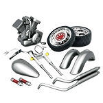 MC-onderdelen en accessoires